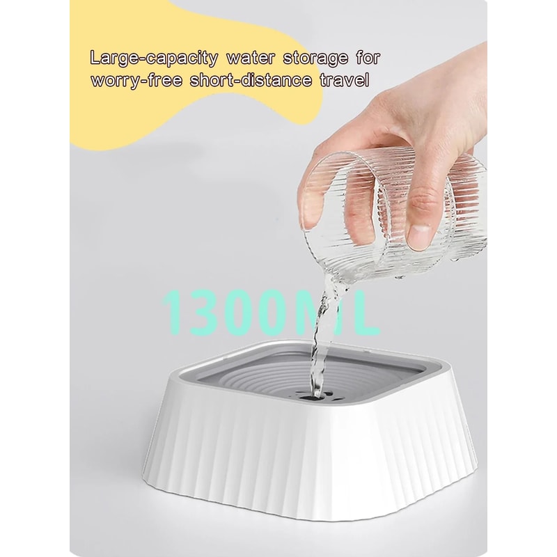 AntiSplash Floating Pet Water Fountain 3