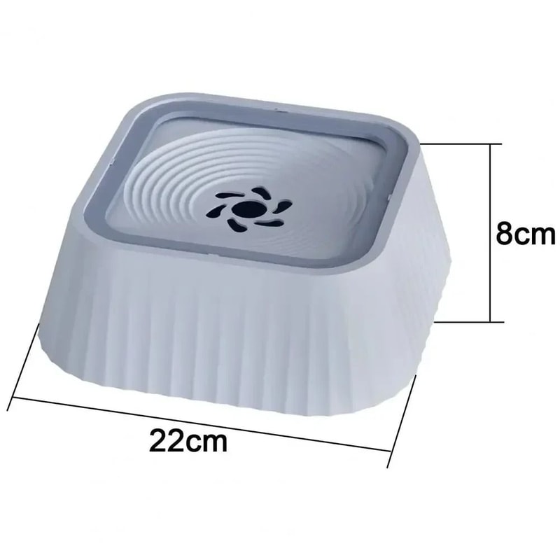 AntiSplash Floating Pet Water Fountain 8