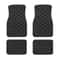 Luxury AllWeather Universal Car Floor Mats 4Piece Complete Interior Protection Set 7