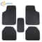 Elite Interior Defense Universal PU Leather Car Floor Mats 5Piece Complete Foot Pad Set 0