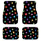 Whimsical Paw Print Universal Car Floor Mats 4Piece NonSlip Interior Protection Set 6