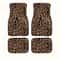 Bold Safari Universal Leopard Print Car Floor Mats 4Piece NonSlip Interior Shield 4