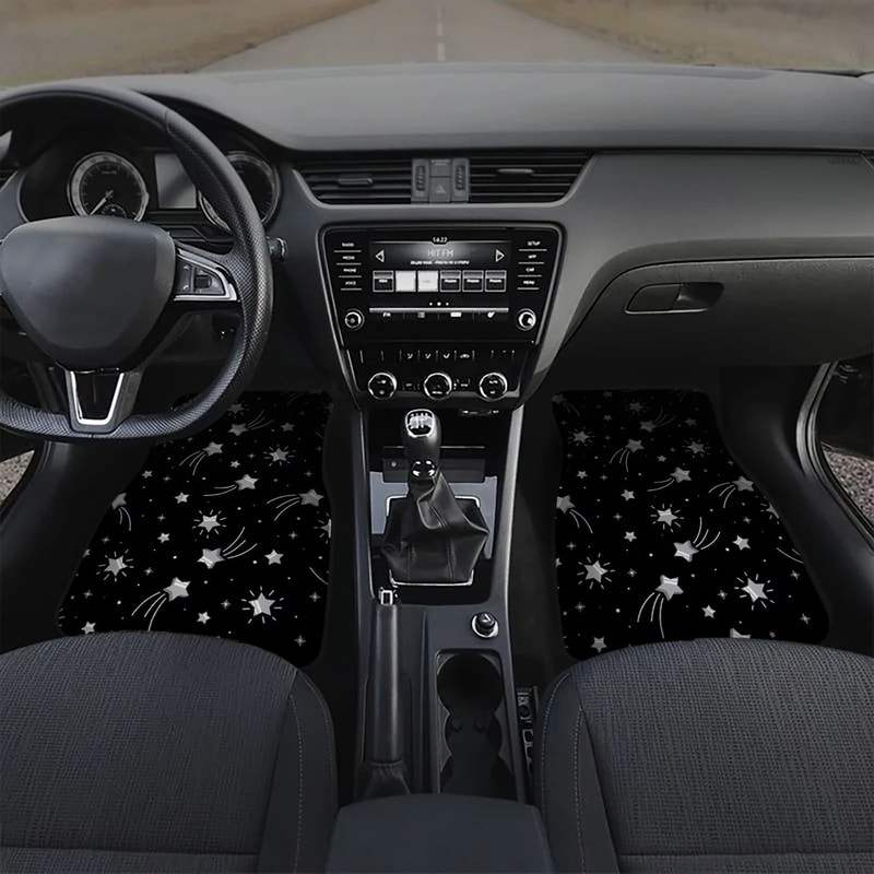 Universal HighTraction Car Floor Mats 4Piece AllWeather Interior Protection Set 5