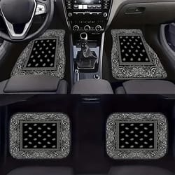 universal floor shield – 4-piece anti-slip car mat set