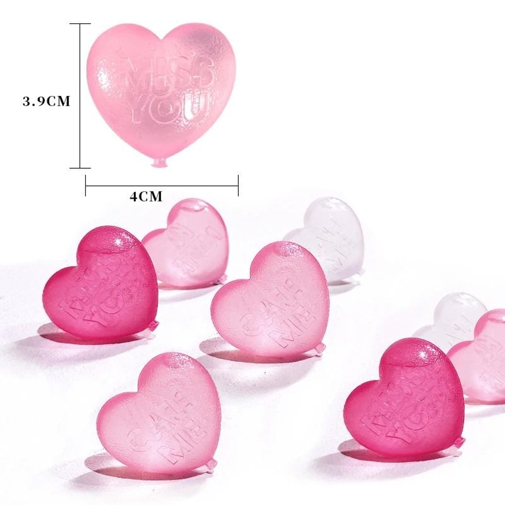 HeartShaped Reusable Chilling Stones 15Piece Decorative Drink Cooling Set 6
