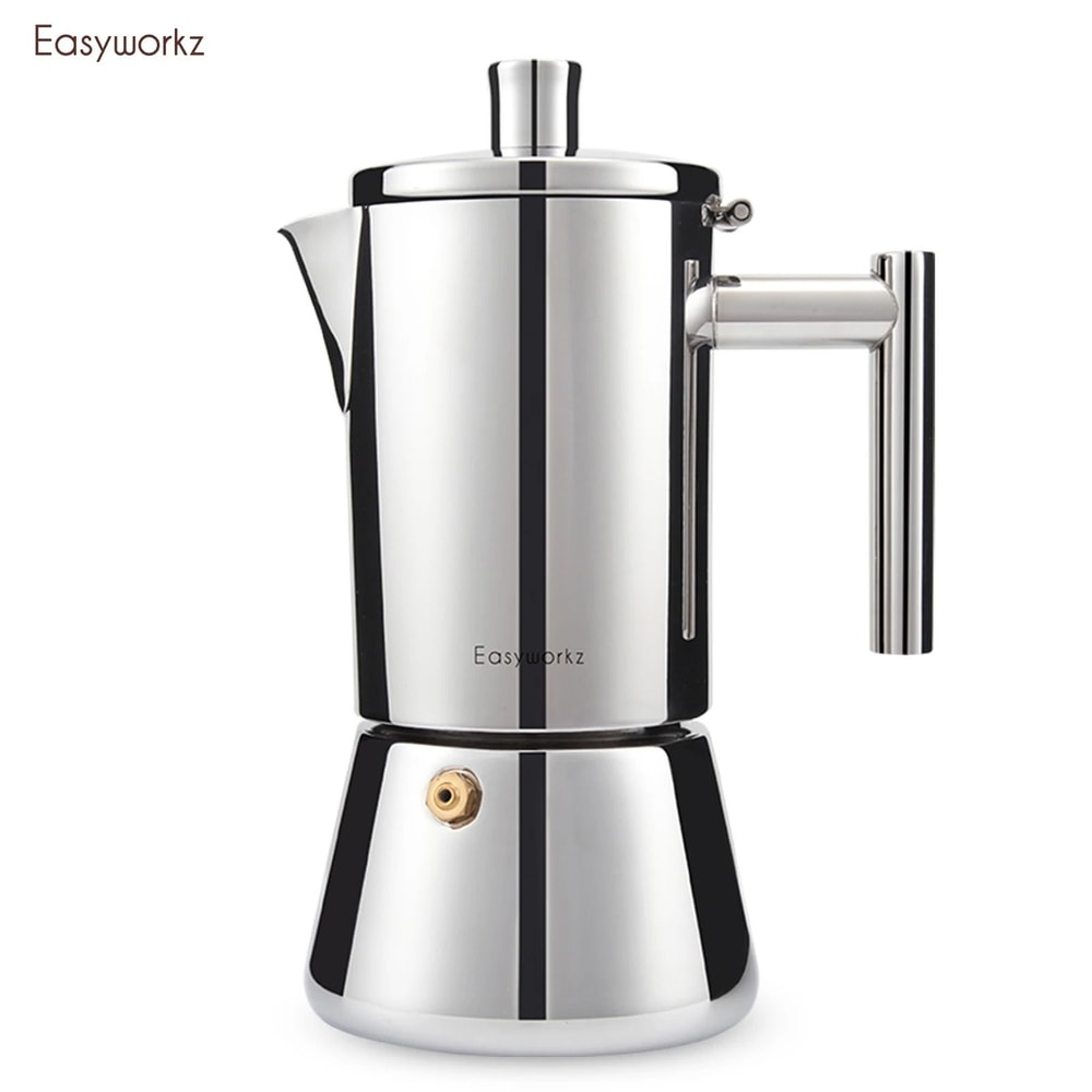 Stovetop Espresso Maker Stainless Steel Italian Coffee Maker 0