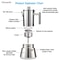 Stovetop Espresso Maker Stainless Steel Italian Coffee Maker 4