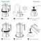 Stovetop Espresso Maker Stainless Steel Italian Coffee Maker 6