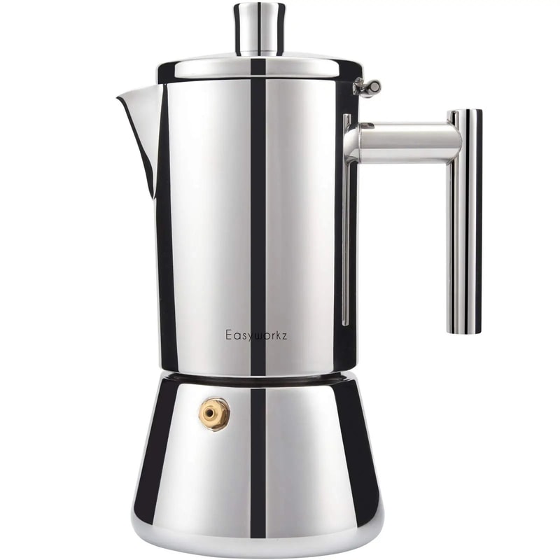 Stovetop Espresso Maker Stainless Steel Italian Coffee Maker 7