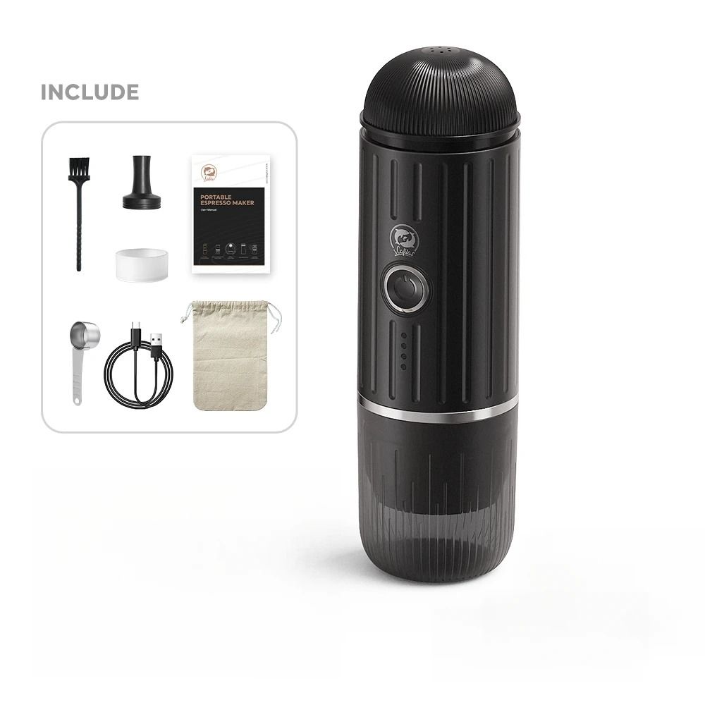 Portable Wireless Heating Espresso Machine Rechargeable Travel Coffee Maker 6