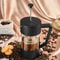 Glass French Press Coffee Maker HeatResistant Borosilicate Brew Pot 3