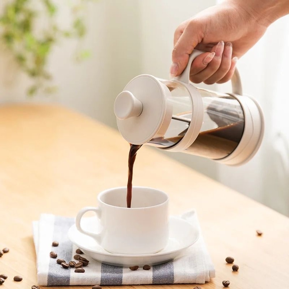 Essential Glass French Press MultiUse Coffee Tea Brewer 2