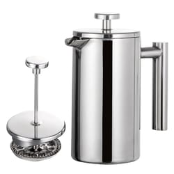 double-walled insulated french press – premium stainless steel coffee maker