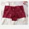 Lace Mesh Seamless Boyshorts Elegant Hollow Out Jacquard Underwear 4