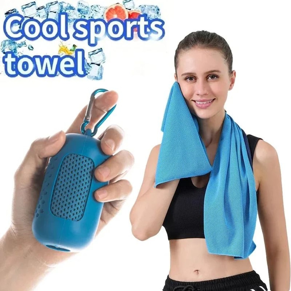 Instant Chill Cooling Sports Towel Portable QuickDry Gym Yoga Towel 0