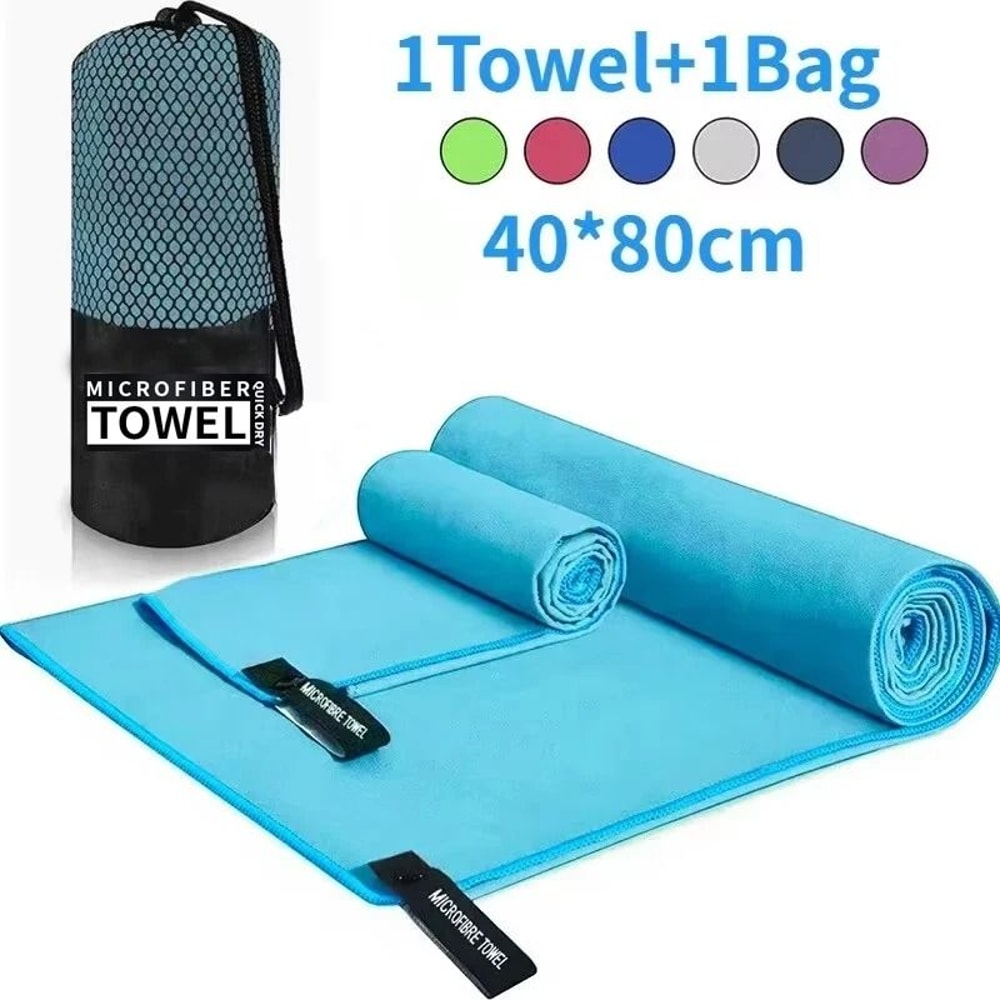 QuickDry Sports Towel Microfiber Fitness Travel Washcloth 9