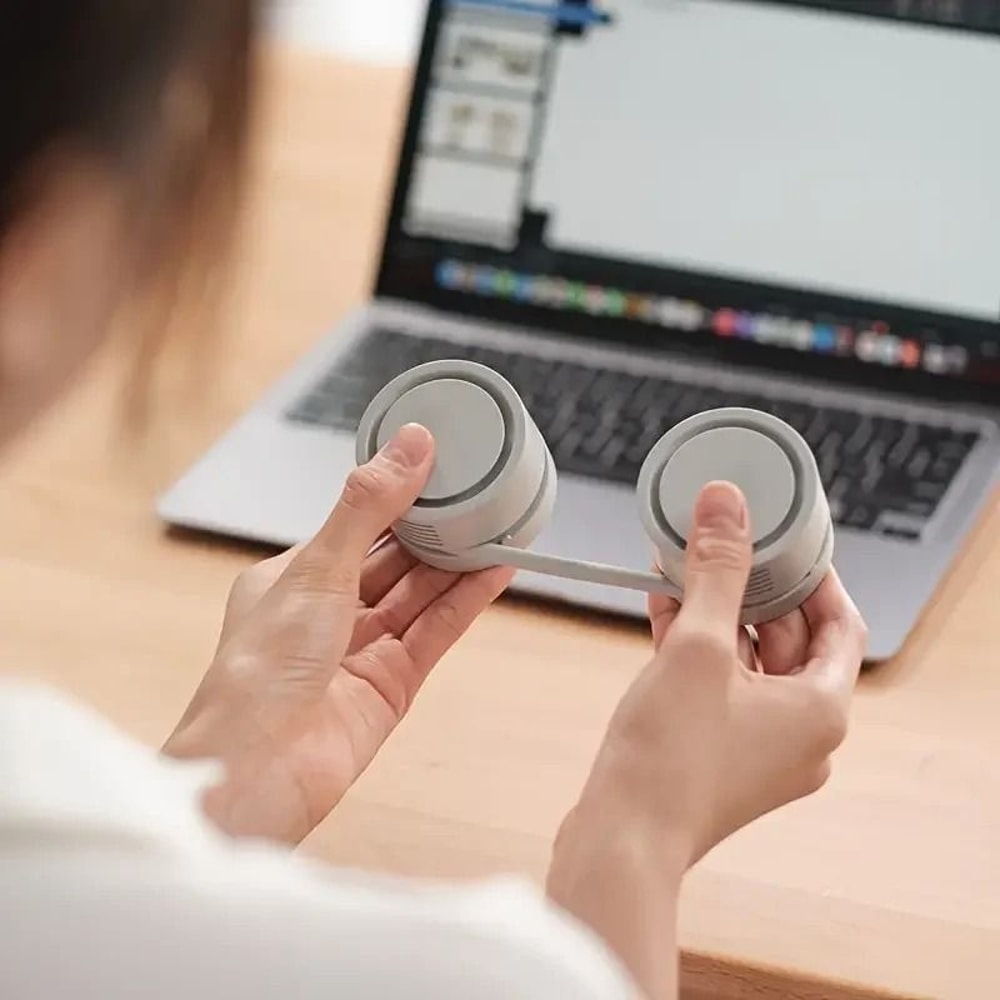 HandsFree Bladeless Neck Fan 360 Bendable Wearable Personal Fan 3