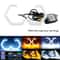 Hexagon RGB LED Angel Eyes Bluetooth AppControlled Halo Rings 7