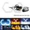 Hexagon RGB LED Angel Eyes Bluetooth AppControlled Halo Rings 8
