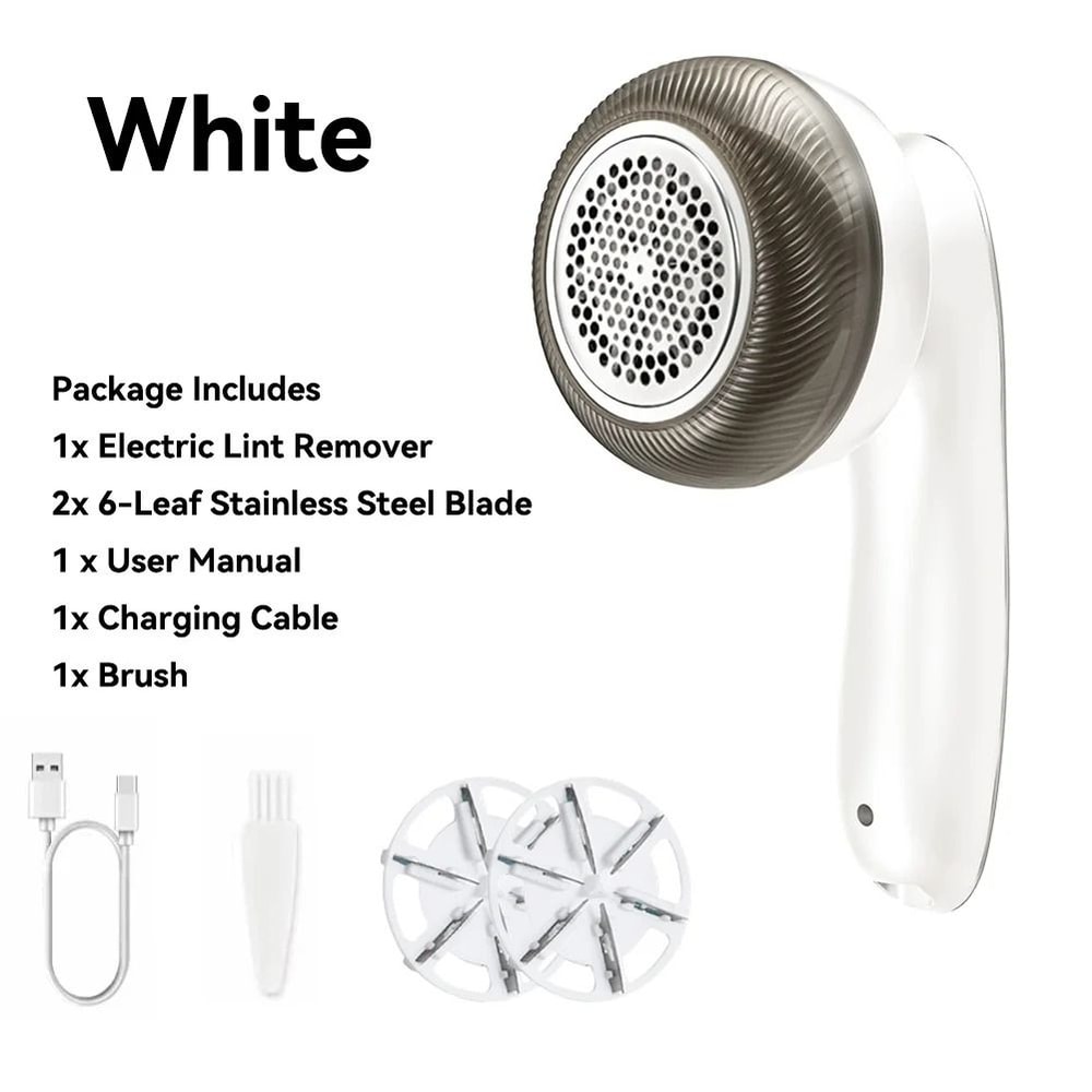 Digital Display Fabric Shaver Professional Rechargeable Lint Pill Remover 7