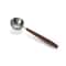 Walnut Handle Stainless Steel Coffee Scoop Premium 25ml Measuring Spoon 5