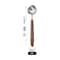 Walnut Handle Stainless Steel Coffee Scoop Premium 25ml Measuring Spoon 7