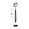 Walnut Handle Stainless Steel Coffee Scoop Premium 25ml Measuring Spoon 7