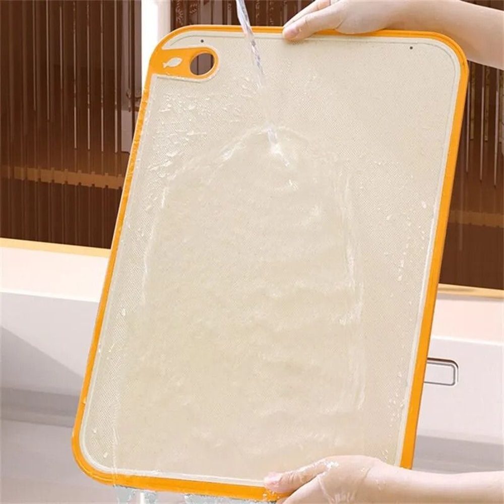 EcoFriendly Wheat Straw Cutting Board DoubleSided Antibacterial Prep Surface 4