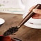 Ebony Wood Alloy Coffee Scoop Antique Style Tea Shovel Measuring Spoon 3