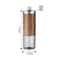 Manual Wood Grain Coffee Grinder Portable Stainless Steel Hand Crank Mill 6