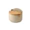 Japanese Style Ceramic Seasoning Jar Bamboo Lid Spice Storage With Spoon 7