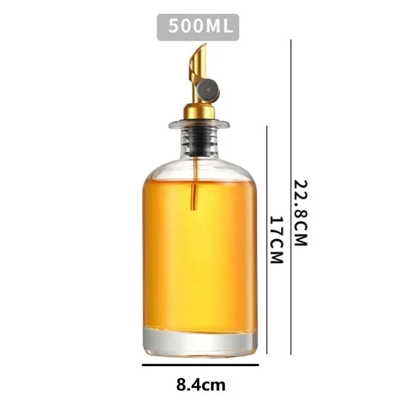 Glass Olive Oil Dispenser Precision Pouring Kitchen Seasoning Bottle 6