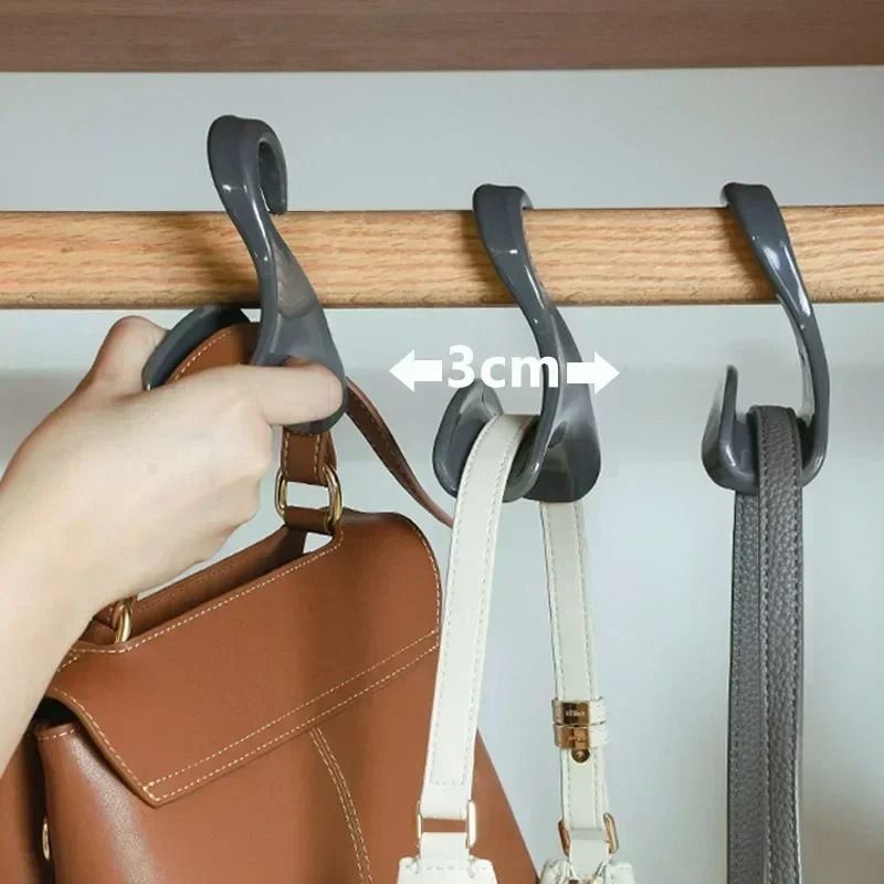 Wardrobe Handbag Organizer 5Piece Arc Storage Hook Set 3