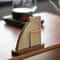 Walnut Brass Coffee Filter Holder Premium V60 Paper Storage Stand 0
