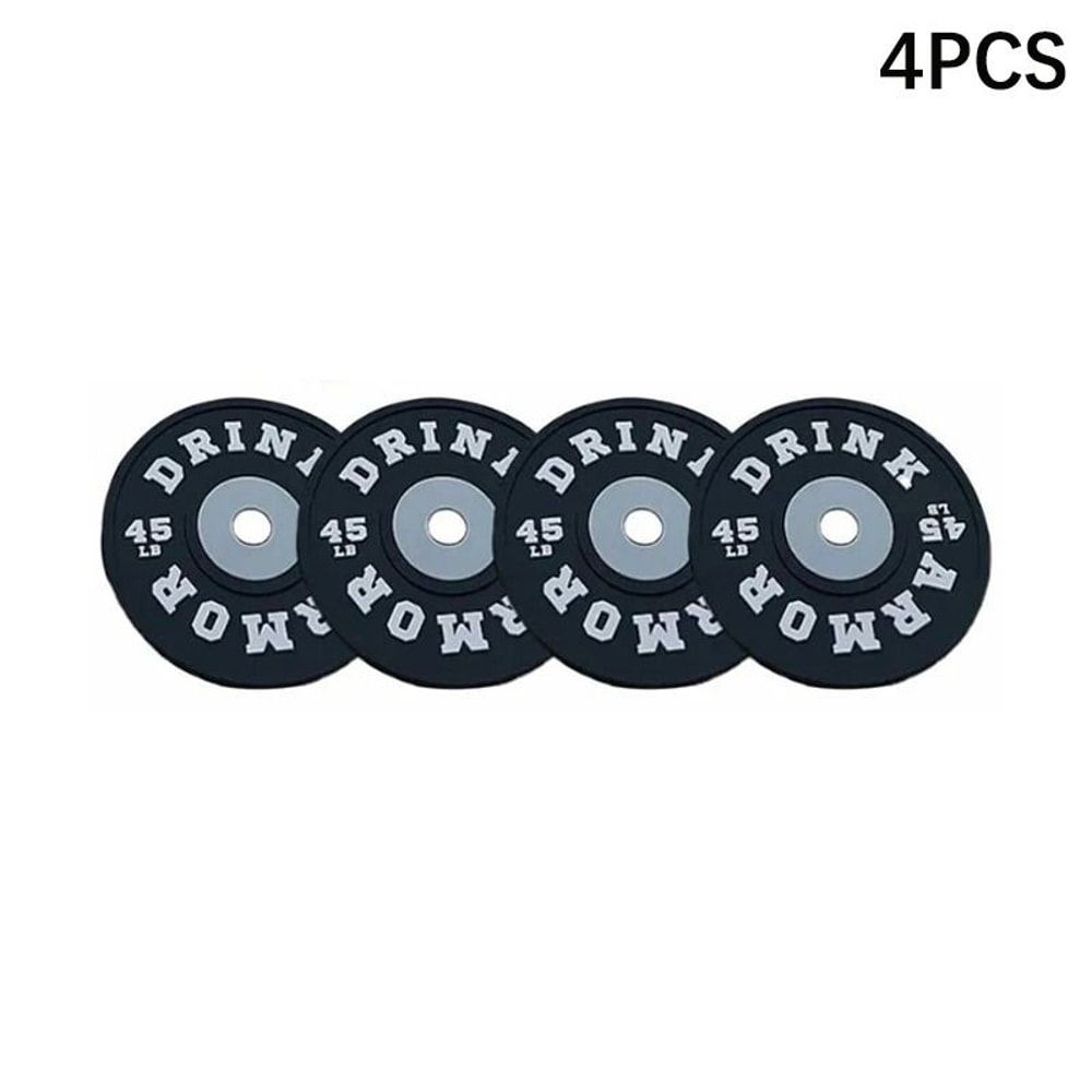 IronGrip Gym Plate Coasters HeavyDuty Silicone Table Protection 7