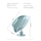 Leaf SelfDraining Soap Holder Waterfall Suction Tray For Bath Kitchen 6