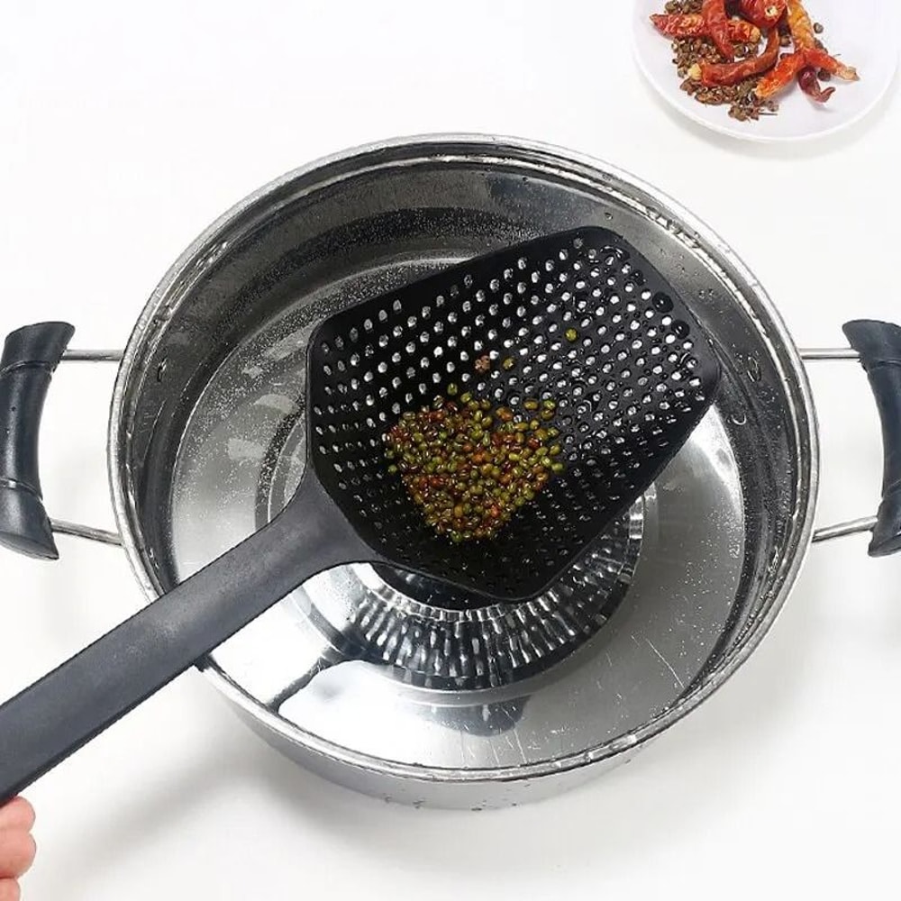 Large Kitchen Strainer HeatResistant Nylon Food Scoop 4