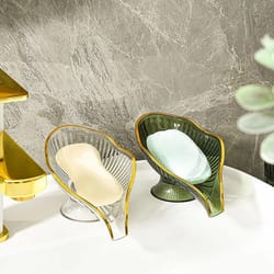 vertical suction soap saver – self-draining minimalist soap holder