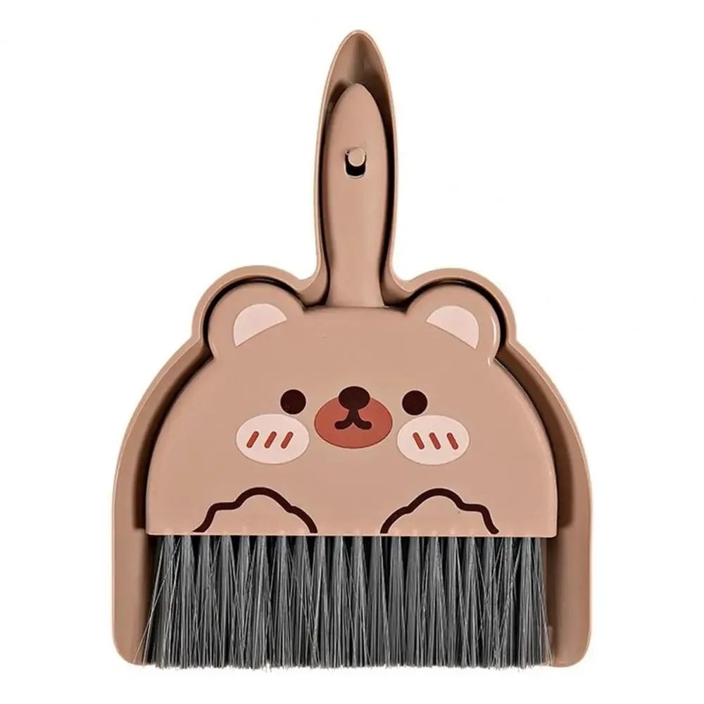 Cartoon Mini Broom Dustpan Set Desktop Keyboard Cleaning Duo 2