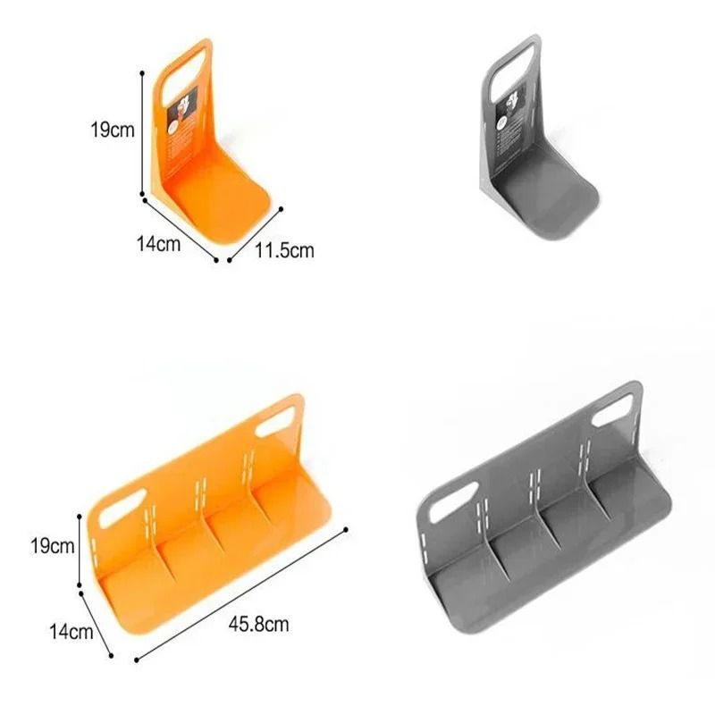 Universal Car Trunk Organizer Set ShockAbsorbing AntiSlip Cargo Barrier 6