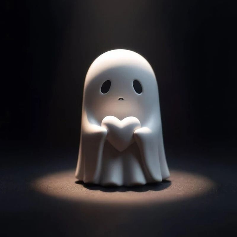 Rebel Spirit Ghost Figurine Sassy Halloween Tabletop Decor 3