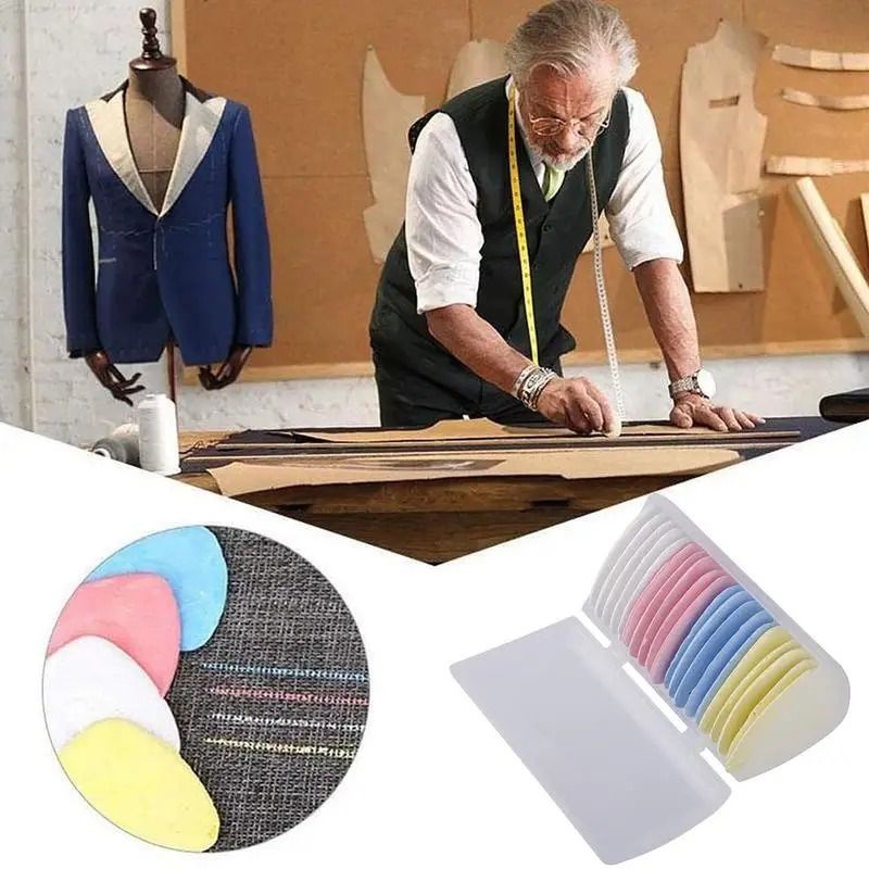 Tailors Chalk Set Erasable Fabric Markers For Sewing Patchwork 1