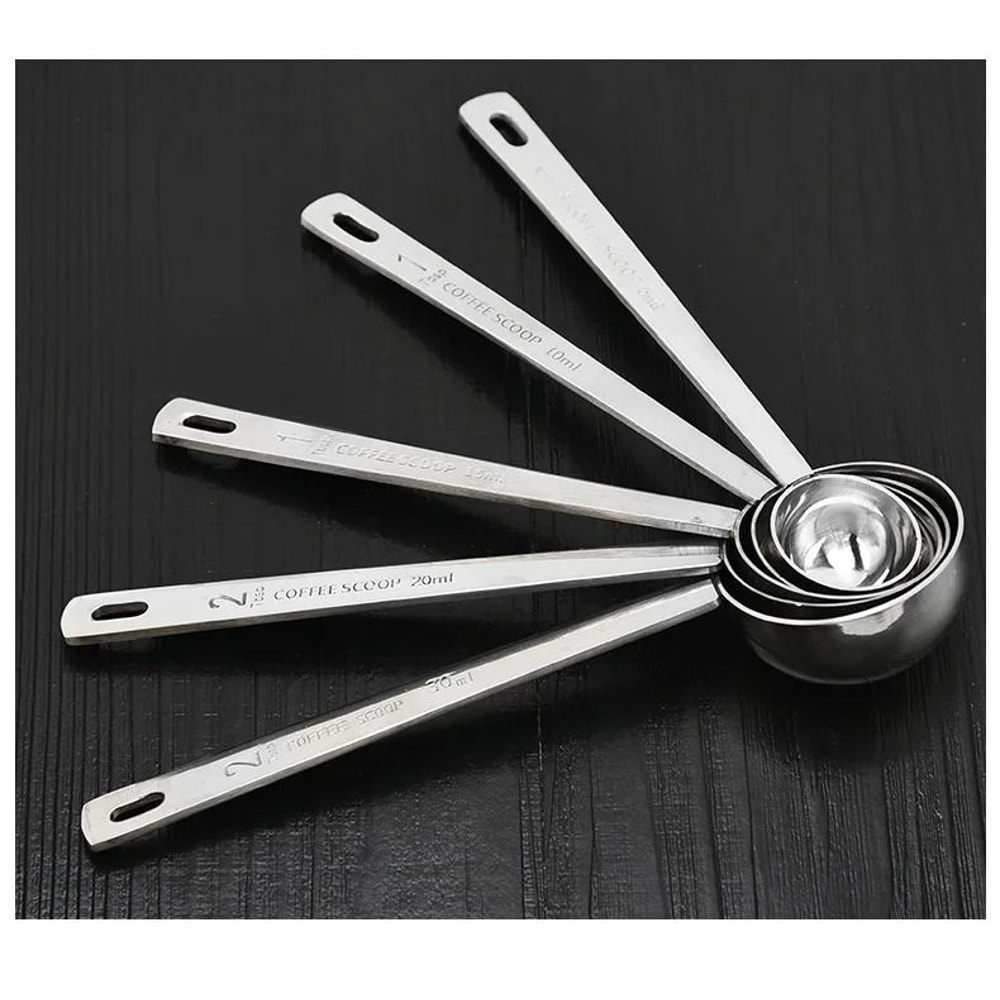 DualPurpose Coffee Scoop Tamper Stainless Steel Precision Measuring Spoon 12