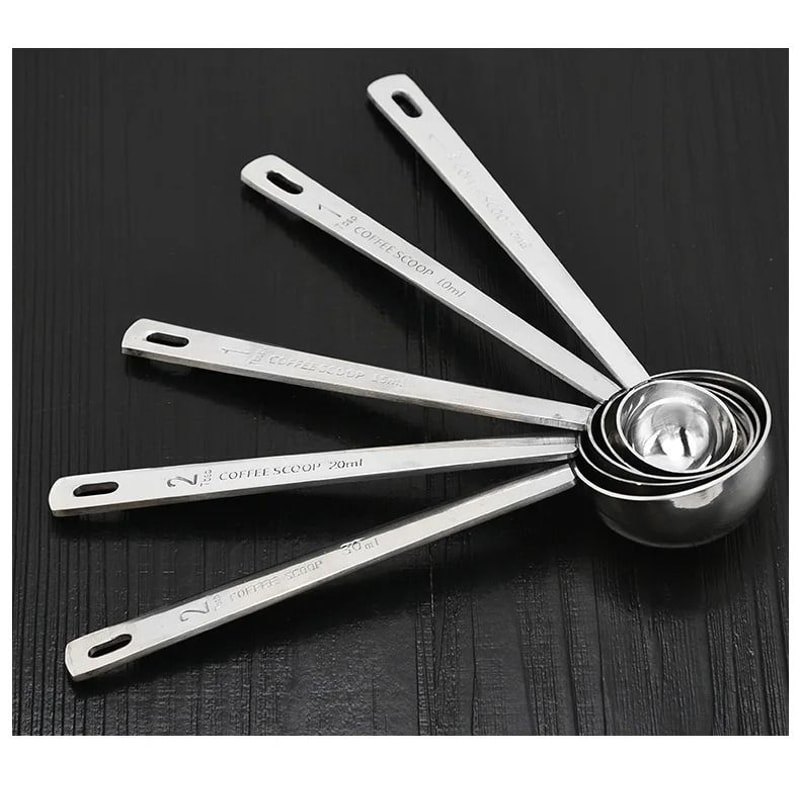 DualPurpose Coffee Scoop Tamper Stainless Steel Precision Measuring Spoon 12