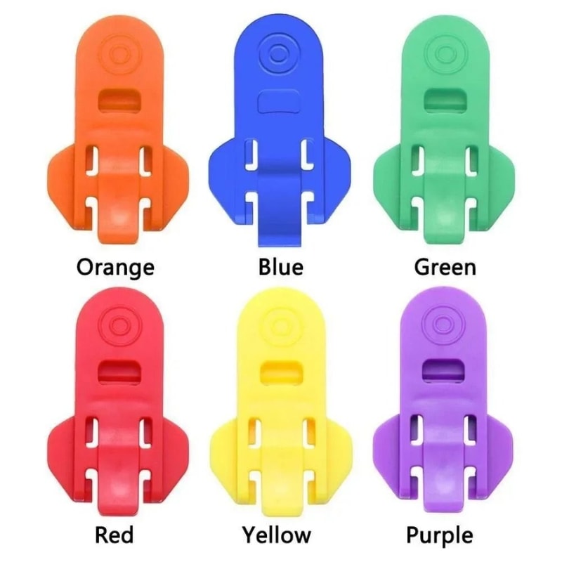 6Piece MultiColor Can Opener Sealer Set Dustproof Beverage Protection 3