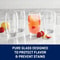 Heavy Base Clear Glassware Collection 8Piece Essential Drinking Glass Set 5