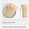 EcoFriendly Bamboo Skewer Set 100Piece MultiLength Barbecue Fruit Forks 7