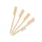 EcoFriendly Bamboo Skewer Set 100Piece MultiLength Barbecue Fruit Forks 8