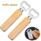 Premium Stainless Steel Bottle Opener Ergonomic Wooden Handle Cap Opener 0
