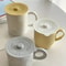 Concave Embossed Silicone Mug Lid Creative DustProof Water Cup Cover 2